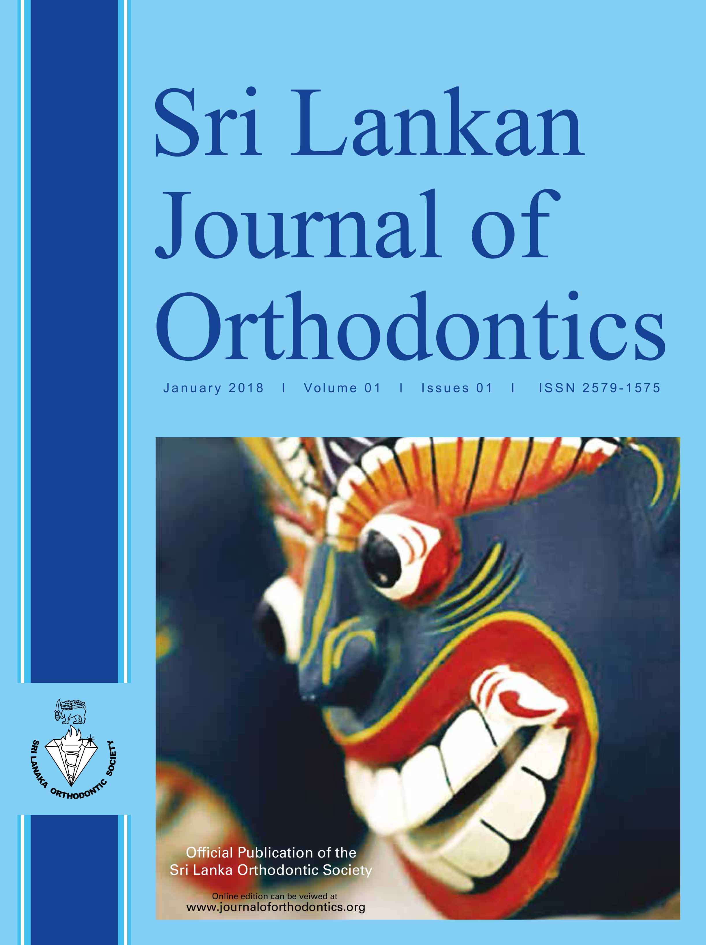 Sri Lanka Journal of Orthodontics